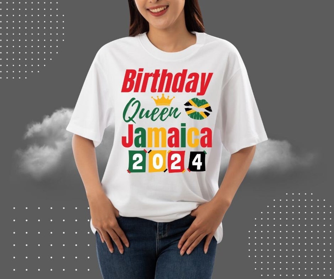 Birthday Queen Jamaica Svg Png, Birthday Queen Jamaica 2024 PNG ...