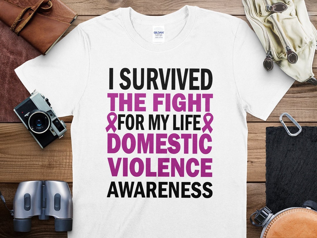 Domestic Violence Awareness Svg Png, I Survived the Fight for My Life ...