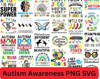125 + Autismus Png svg Bundle, Autismus Autismus Awareness Coquette Png, Autismus Awareness Png, Puzzle Band svg Png, Autismus Typografie svg,