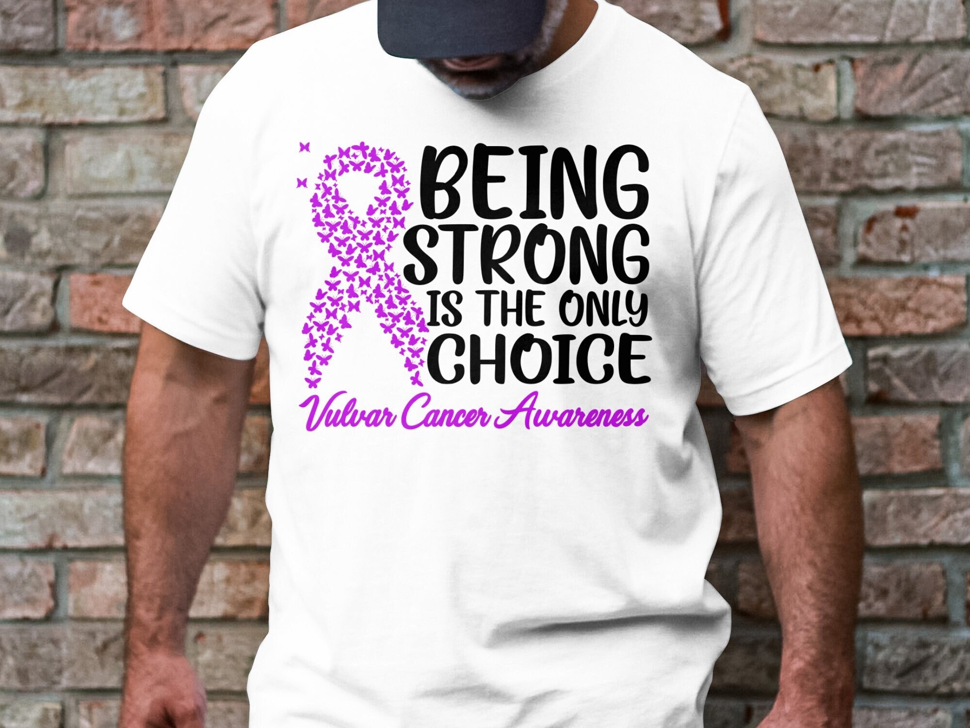 Vulvar Cancer Awareness Svg Png, Being Strong is the Only Choice Svg ...