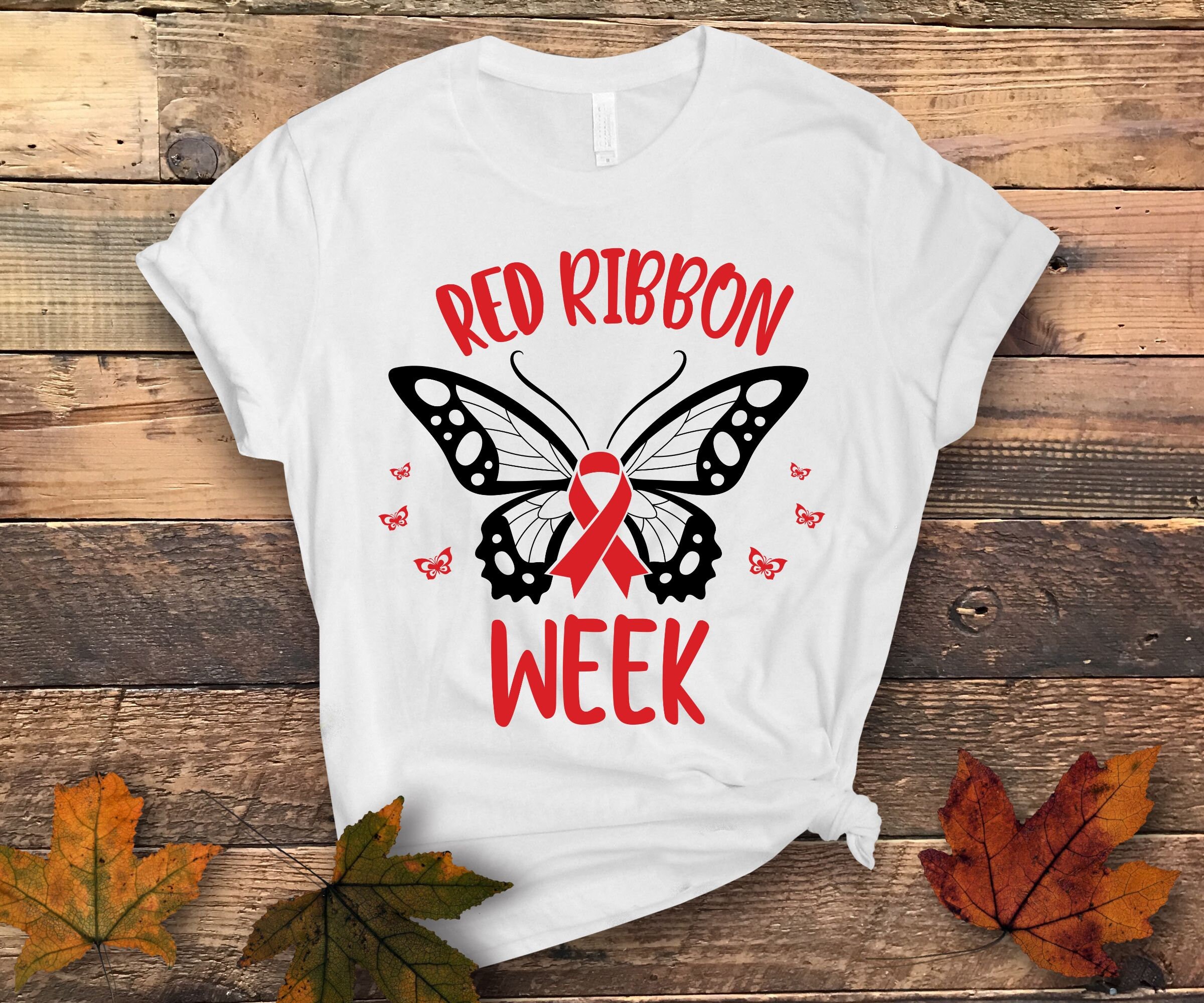 Red Ribbon Week Svg Png, Red Ribbon Week Svg, Drug Free Svg, Red Ribbon ...