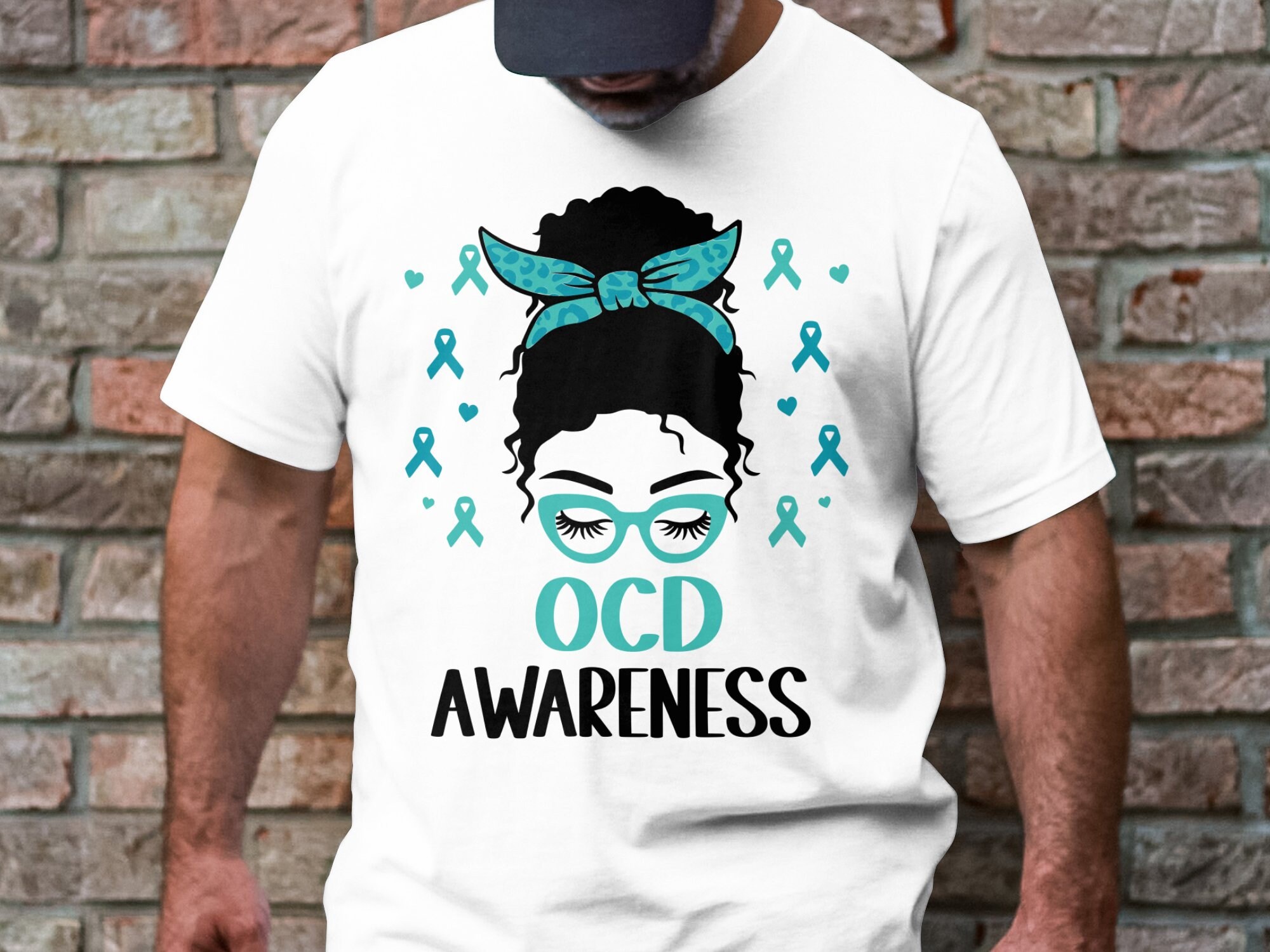 Ocd Mess OCD Awareness Svg Png, OCD Messy Bun Svg, Obsessive Compulsive Disorder ...
