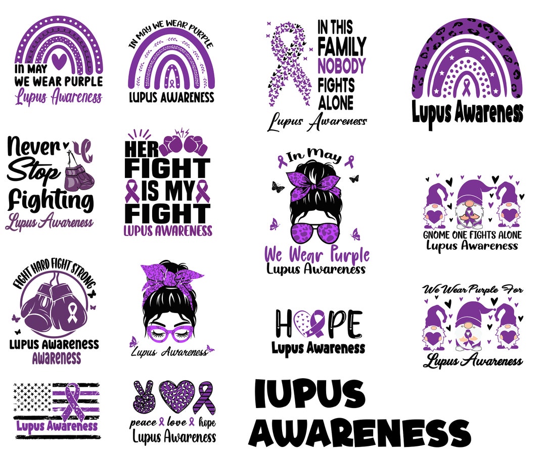 Lupus Awareness Svg Png Bundle, Lupus Svg, Lupus Png Sublimation