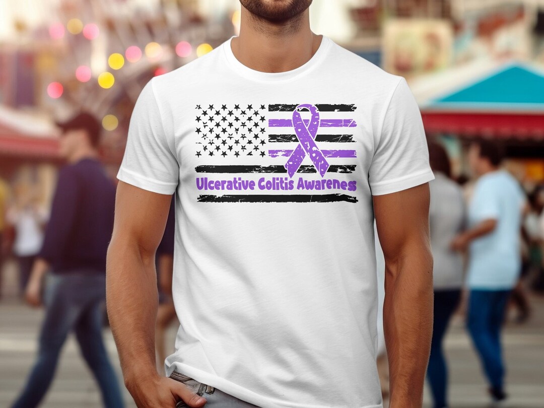 Ulcerative Colitis Awareness Svg Png Flag Ulcerative Colitis Etsy