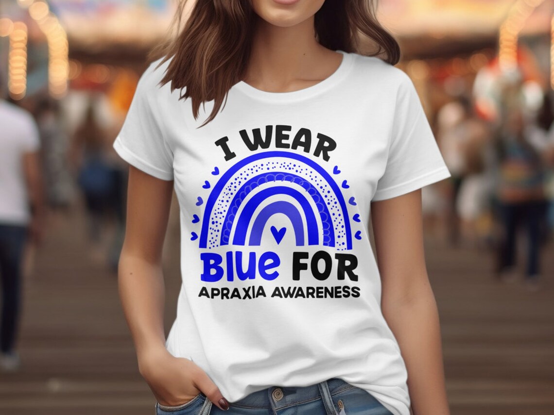 Apraxia Awareness Svg Png Bundle, Blue Ribbon Svg, Apraxia Support Svg ...