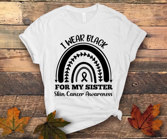 Wear Black Melanoma Skin Cancer Awareness Ribbon May T Shirt Wear Black Melanoma Skin Cancer Awareness Ribbon May T Shirt