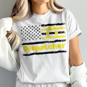 Dispatcher Svg Png, Flag Dispatcher Svg, 911 Dispatcher Dispatch Svg Cricut Sublimation Design