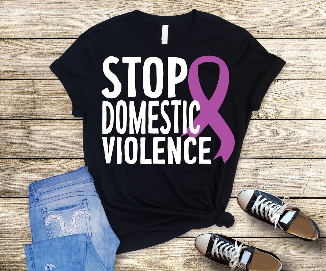 Domestic Violence Awareness, in October We Wear Purple Svg Png - Etsy