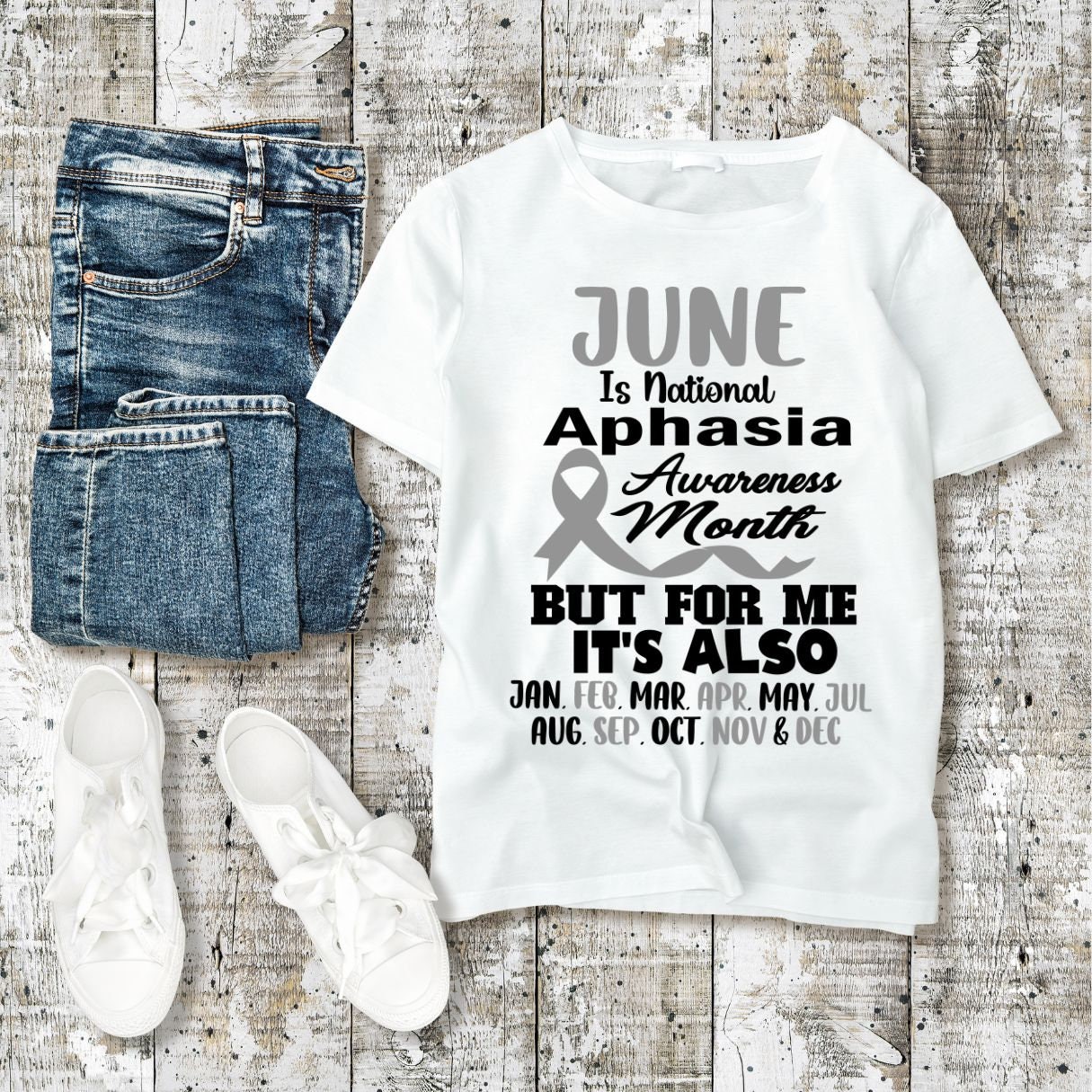 Aphasia Awareness Svg Png, June is National Aphasia Awareness Month Svg ...