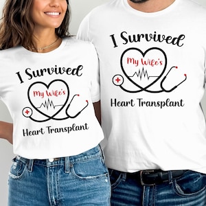 Mann Herz Transplantation SVG Png, offenes Herz Chirurgie svg, ich überlebte die Herz Transplantation meiner Frau, Herzchirurgie Überlebender Cricut Sublimation