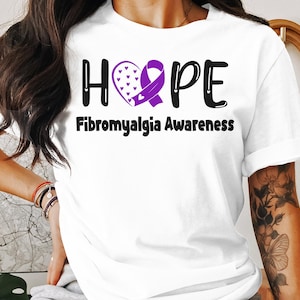 Fibromyalgia Awareness svg png, hope SVG, Purple Ribbon Fibro Support Svg Cricut Sublimation Design