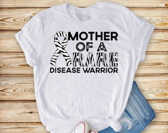 Rare Disease Awareness Mom Svg Png, Mother of a Rare Disease Warrior Svg, Zebra Ribbon Svg, Ehlers-danlos Syndrome Svg Cricut Sublimation