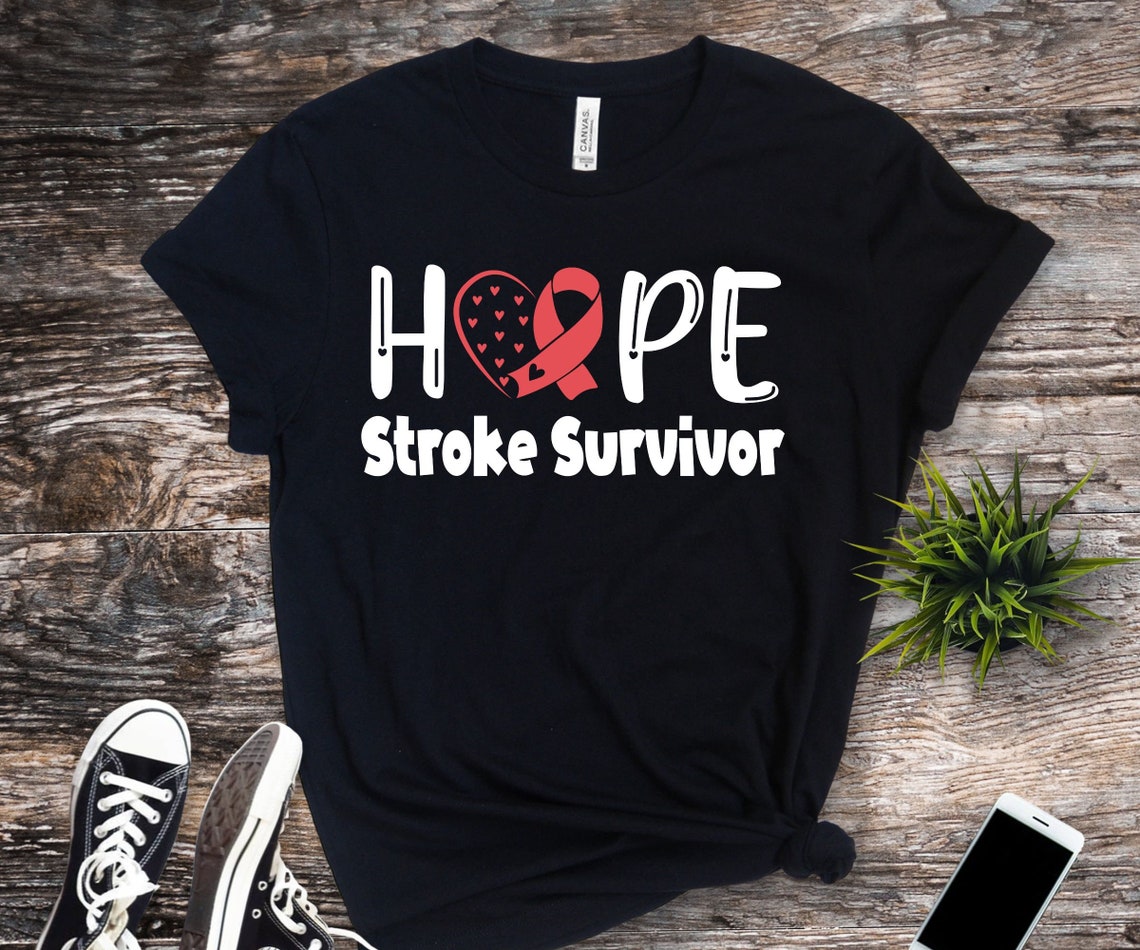 Stroke Awareness Svg Png, Hope Stroke Survivor Png Svg, Red Ribbon Svg ...