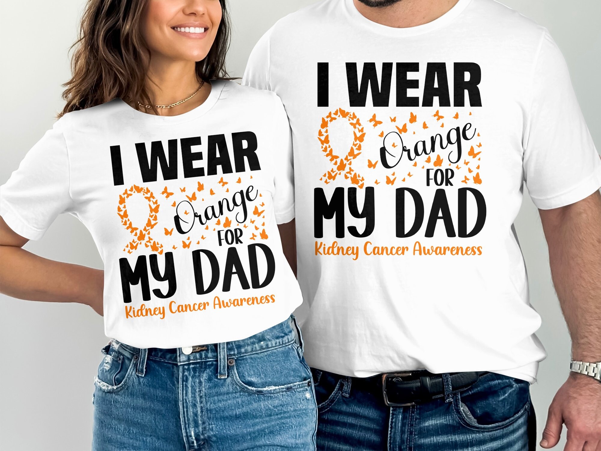Kidney Cancer Shirt I Wear Orange For My Dad Awareness Kidney Cancer Shirt I Wear Orange For My Dad Awareness