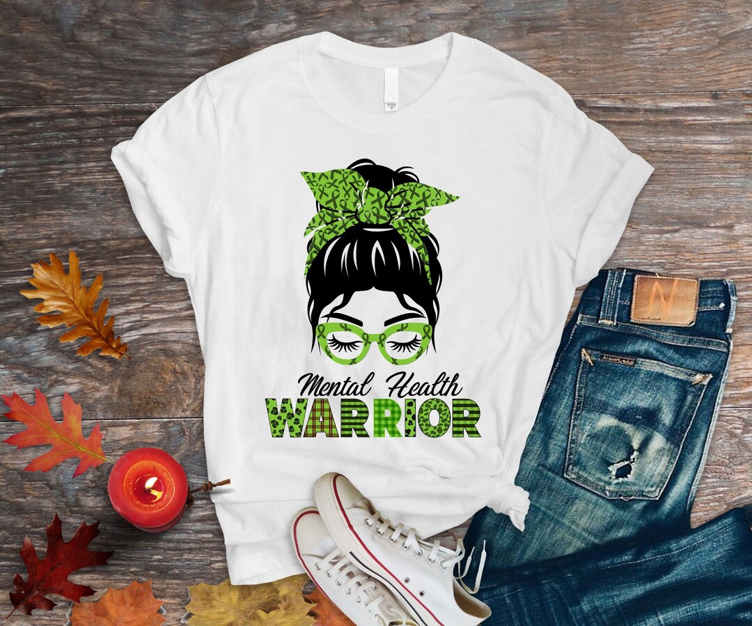 Mental Health Awareness Png Svg, Green Ribbon Png,mental HEALTH WARRIOR ...