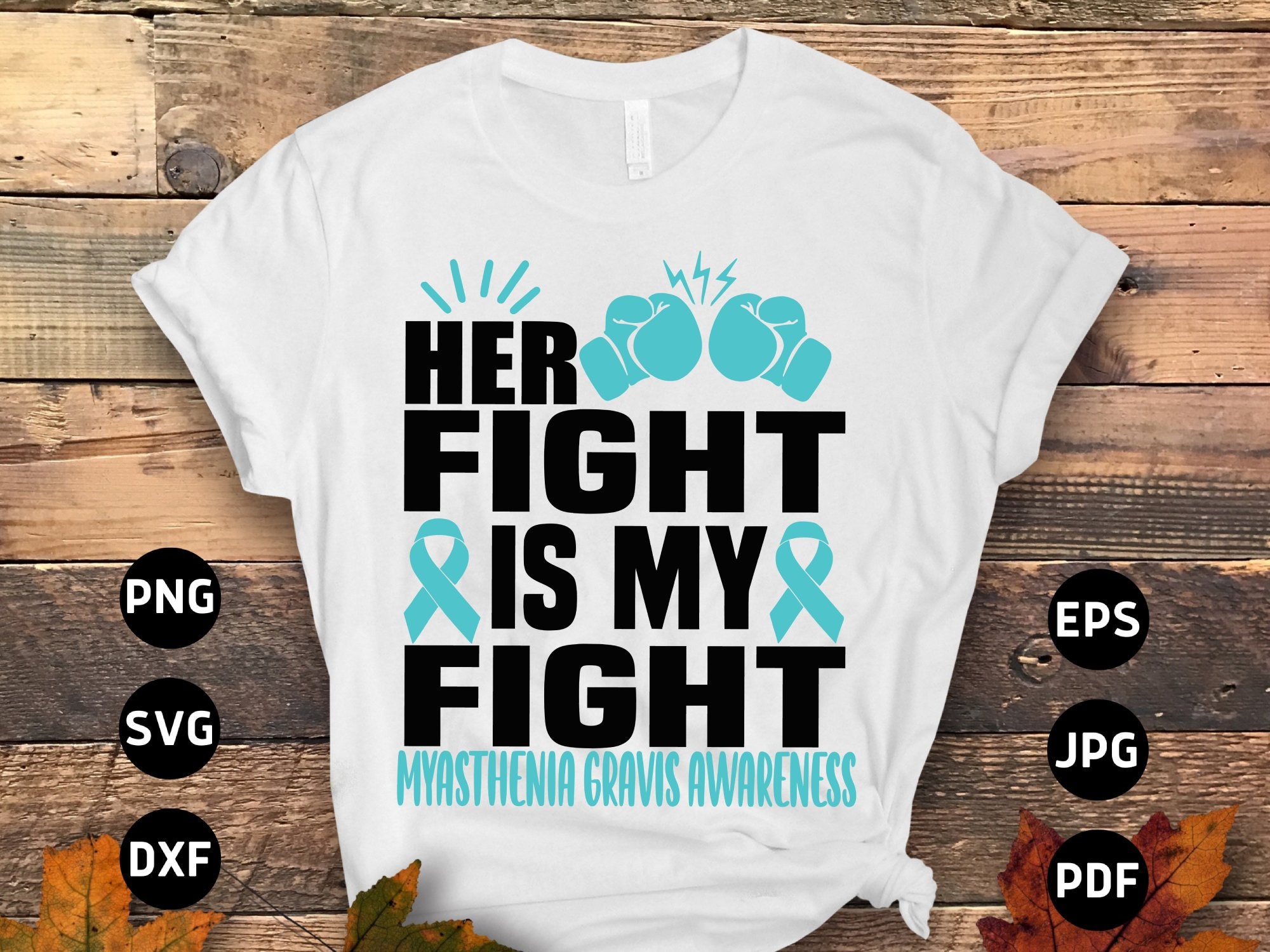 Myasthenia Gravis Awareness Svg Png Svg Teal Ribbon Svg MG - Etsy
