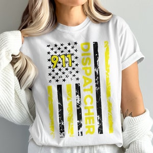 Dispatcher Svg Png, Flag 911 Dispatcher Svg, 911 Dispatcher Dispatch Svg Cricut Sublimation Design