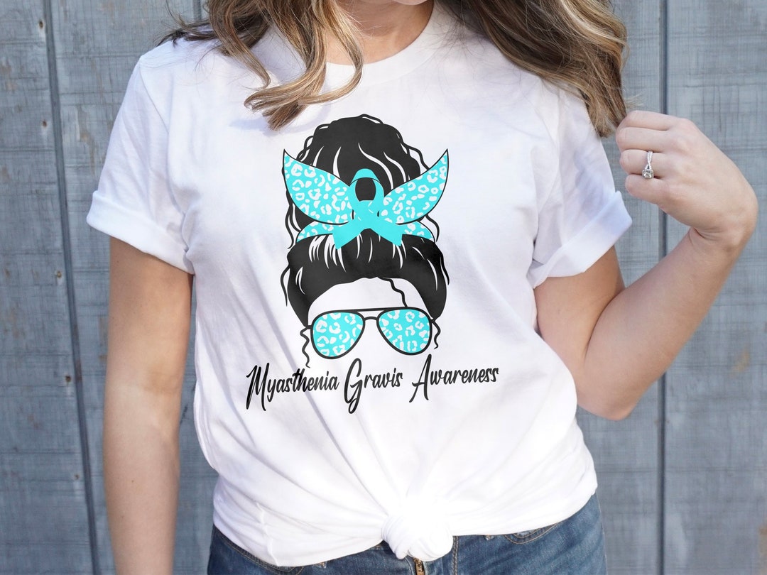 Myasthenia Gravis Awareness Svg Png, Svg, Teal Ribbon Svg, MG Support ...