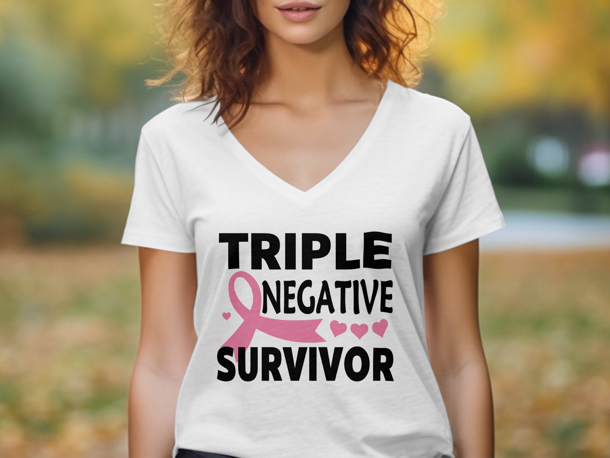 Breast Cancer Awareness Svg Png, Triple Negative Survivor Svg, Pink ...
