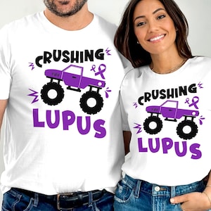 Sensibilisation au lupus Svg Png, écrasement du lupus Png, soutien Lupus ruban violet fichier Cricut Svg Design par sublimation