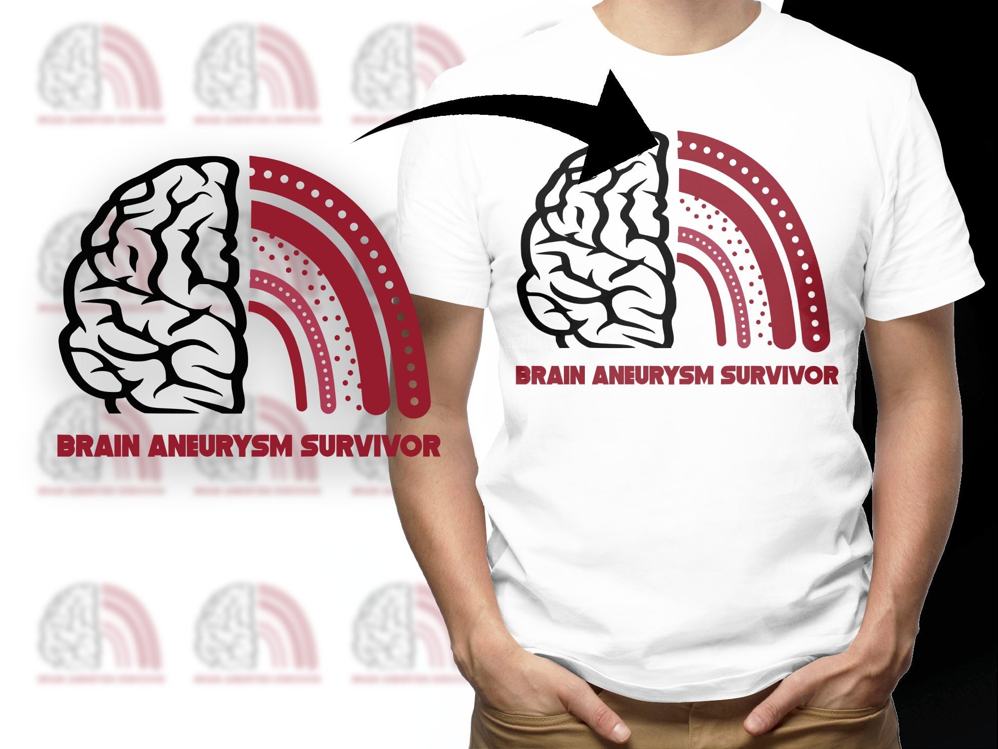 Brain Aneurysm Awareness Svg Png Brain Aneurysm Survivor - Etsy