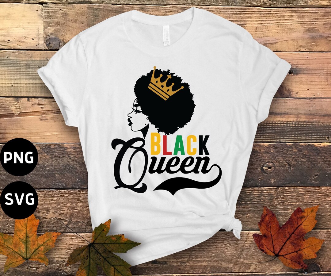 Black History Month Svg Png, Black Queen Svg, Afro African American ...