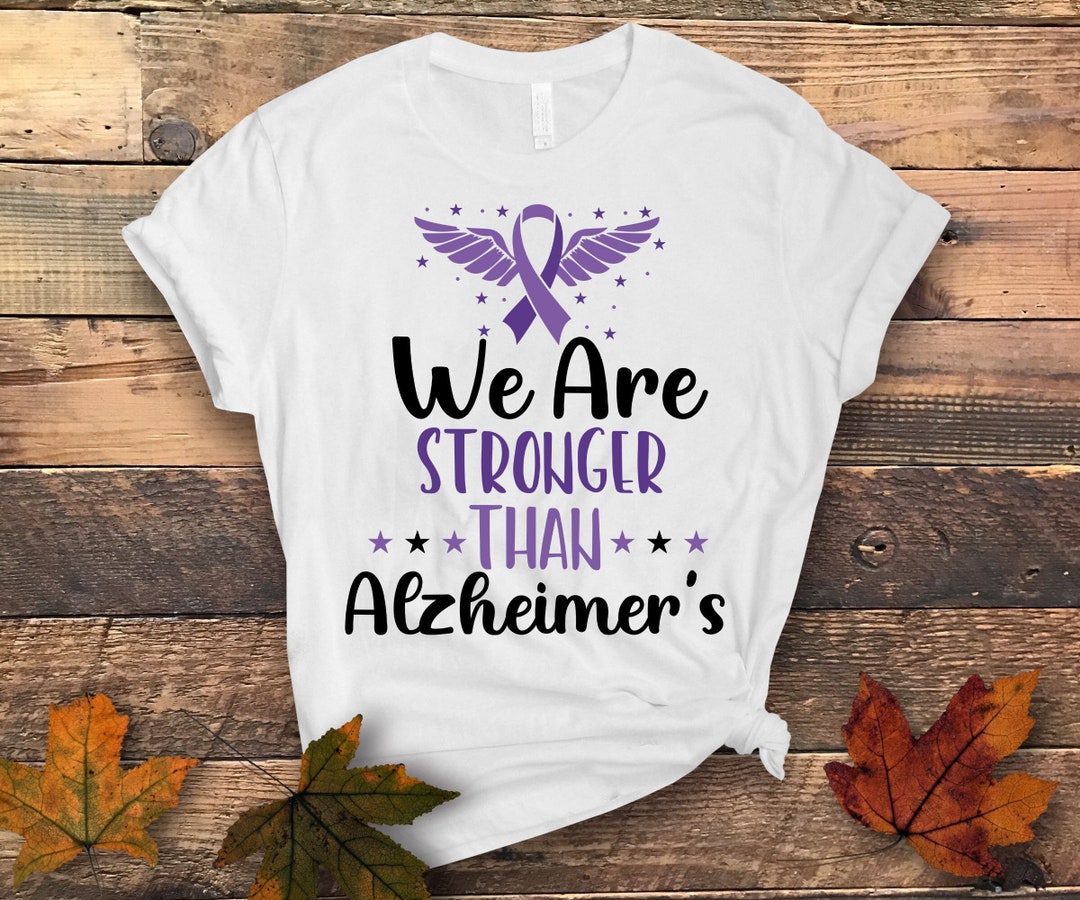 Alzheimer's Awareness Svg Png, We Are Stronger Than Alzheimer's Svg ...