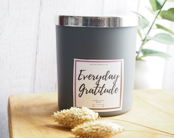 GRATITUDE GIFT Gratitude Jar CANDLE Gifts Candle Gift for Her Gift for Friend Gift for Family Gift for Mum Home and Living Candles