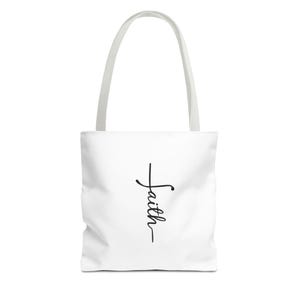 Inspirational Tote Bag - Faith Motivational Bag, Scripture Canvas Carryall, Daily Reminder, Gift for Believers, Church Accessory