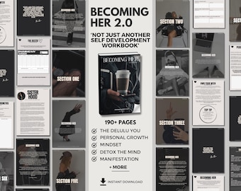 Becoming Her 2.0 Workbook: Personal Growth & Mindset (Digital eBook)
