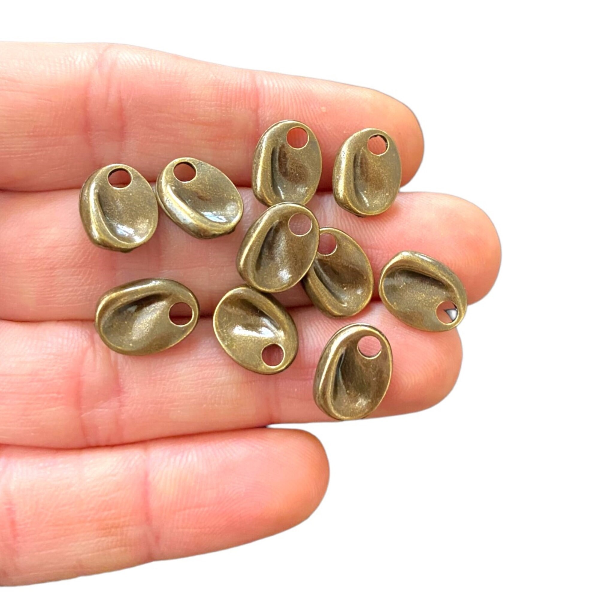 Bronze Bicone Metal Spacer Beads 5mm x 4mm, 100pcs – Small Devotions
