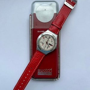 Uhr Swatch 2 Stück zusammen elastisches Metallband