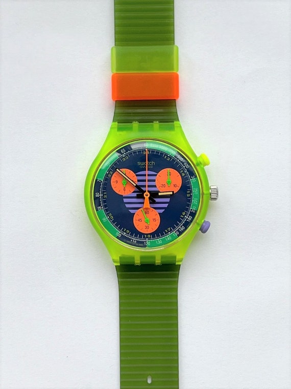 Swatch Chrono NEO WAVE SCJ100, Full Set, New and Unworn - Etsy 