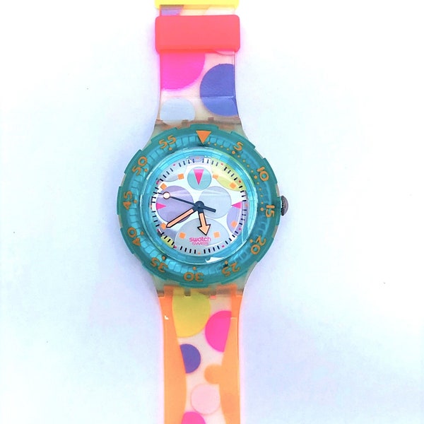 Swatch Scuba 200 SEA GRAPES SDK105 neu und ungetragen!