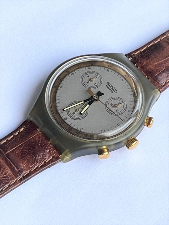 Swatch goldfinger shop chronograph