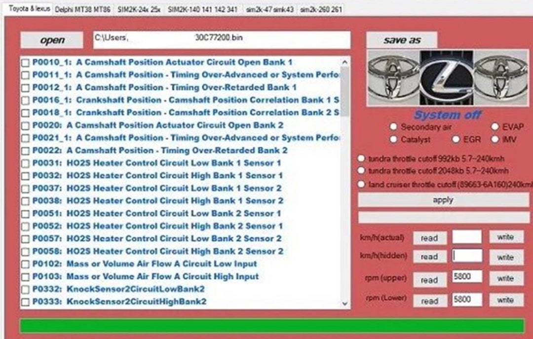 Software Kiahyundai Toyotalexus Dtcegrfapcatalyst off Etsy