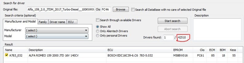 NEW ECM titanium 43.021 drivers with ecu ori. File works only with windows 7 or XP imagen 4