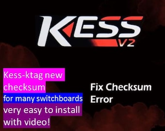 A new cheksum improvement upgrade for the KTAG-KESS CLONE.