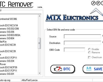 programme effacement des codes d'erreur DTC SUPPRIMER