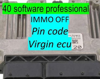 40 software for IMMO OFF PINCODE and virginize the ecu