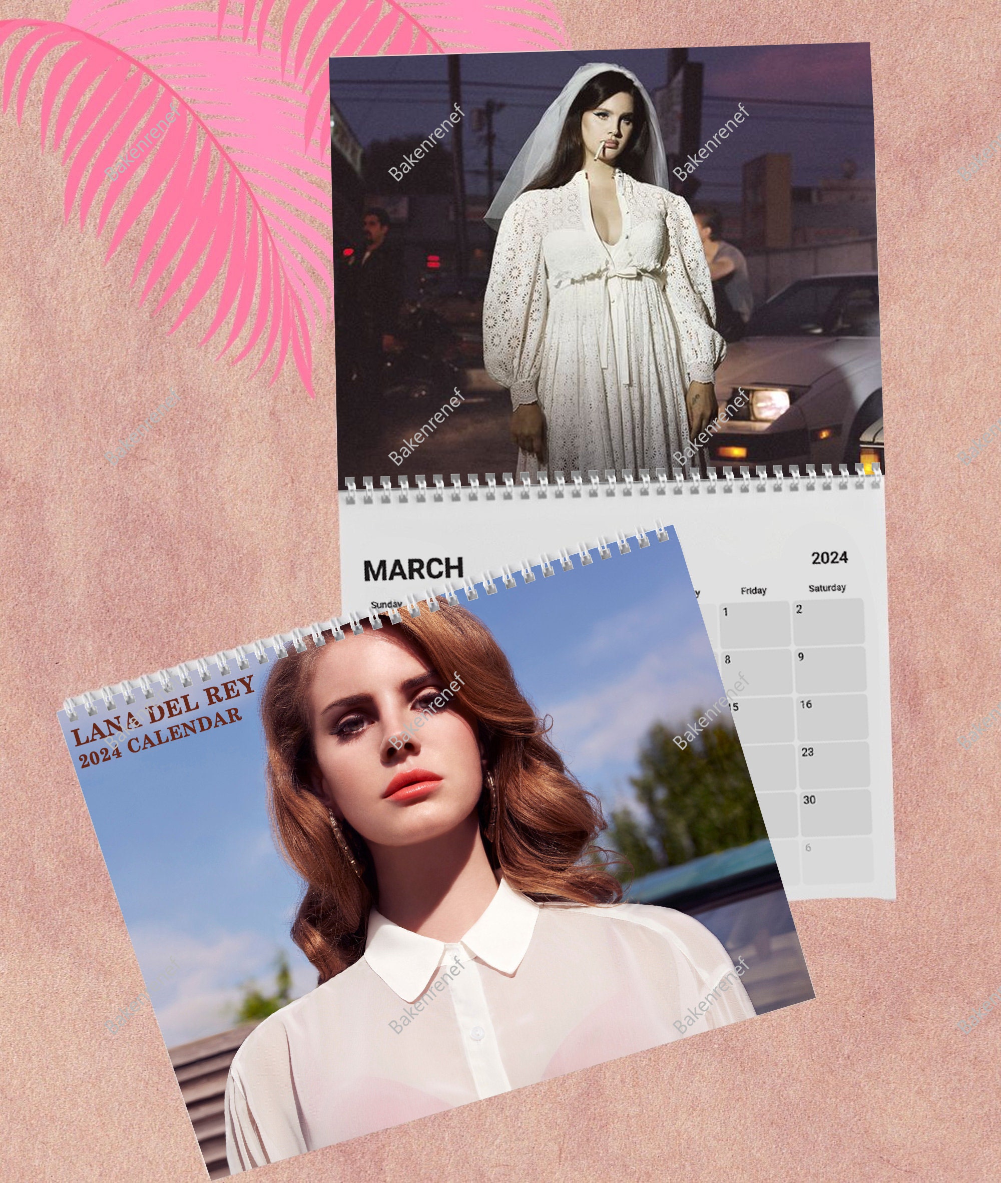 Lana Del Rey Calendar, Lana 2024 Wall Calendar, Celebrity Calendar 2024