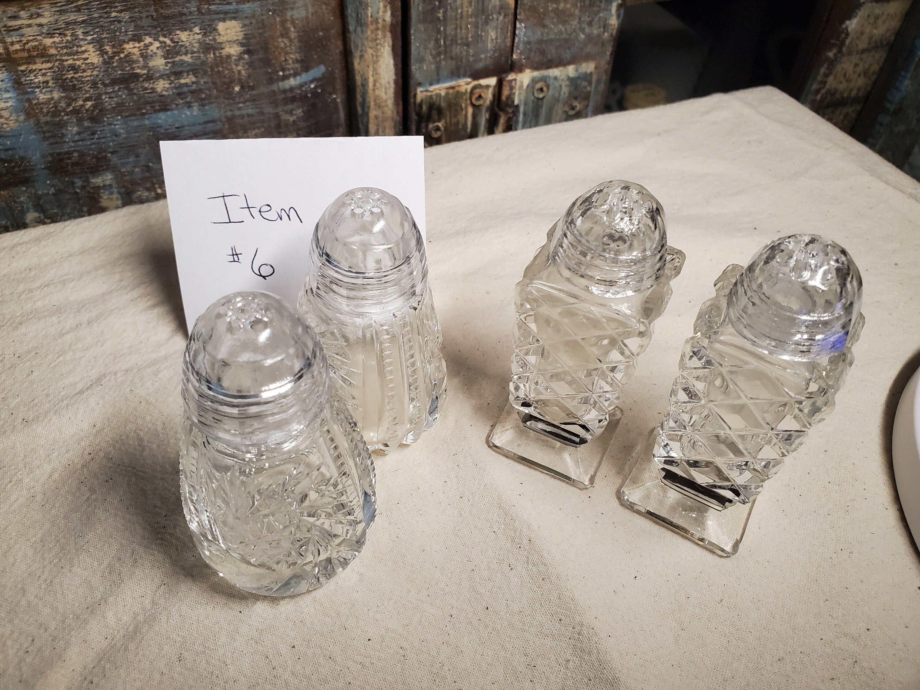 Crystal Salt & Pepper Shaker Set – Current Home NY