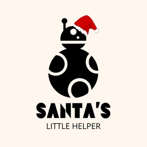 Kerstmis bb8 svg, bb-8, Clipart Vector, Cut Files (Svg, Dxf, Eps) & PNG, PDF, Geschikt voor Cricut en Silhouette