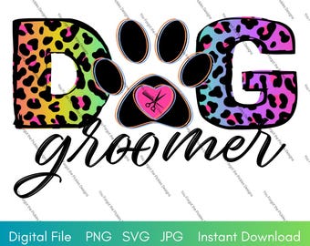 Peluquería canina JPG, PNG, SVG Descarga instantánea