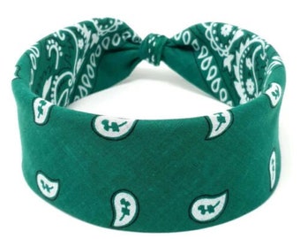 Paisley Cotton Bandana Head Wrap Neck Scarf Face Shield Head Wrist Band Beanie