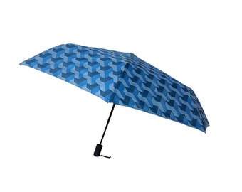 Umbrella Automatic Open Umbrella Close Travel Windproof Strong Compact Folding