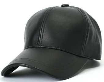 Leather Cap - Etsy