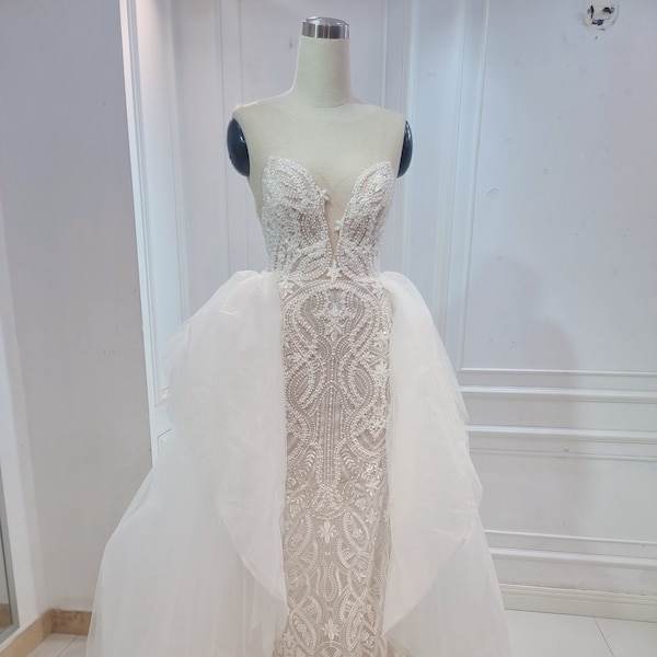 Mermaid Tail Wedding Dress Etsy