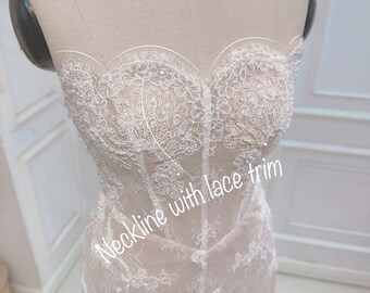 Luxurious eyelash lace short wedding dress. Mini wedding dresses, party dresses. Custom wedding dresses.