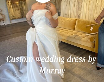 Custom wedding dress by Erin Murray